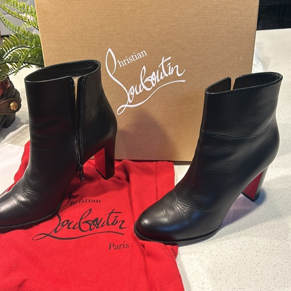 Christian Louboutin Black Booties ADOX - Picture 9 of 9